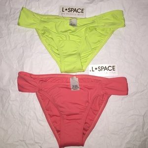 L*Space Foxy Tab bikini bottom bundle